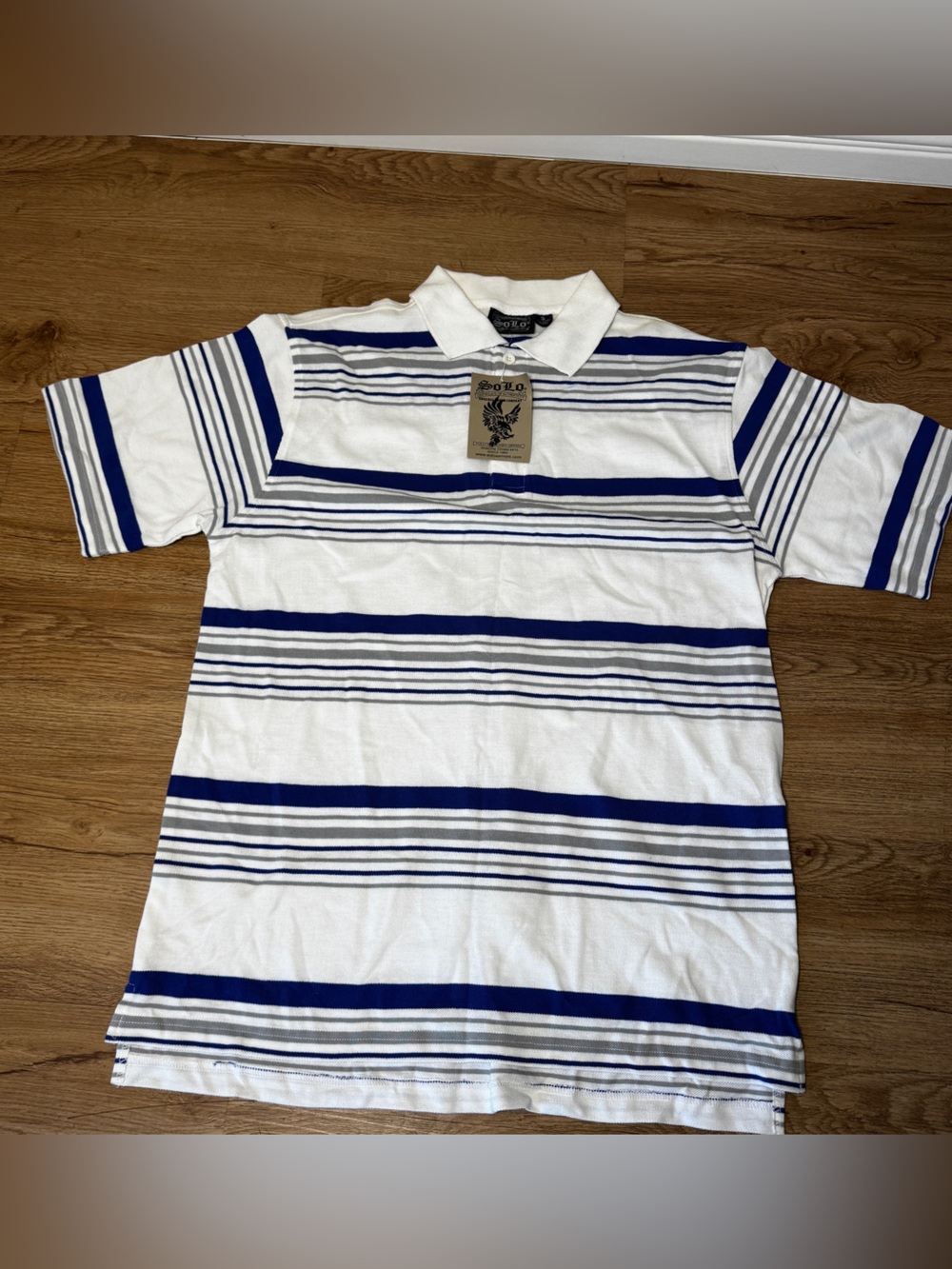 Polo Ralph Lauren inspired Mens S Classic Fit Striped Short Sleeve Polo Shirt
